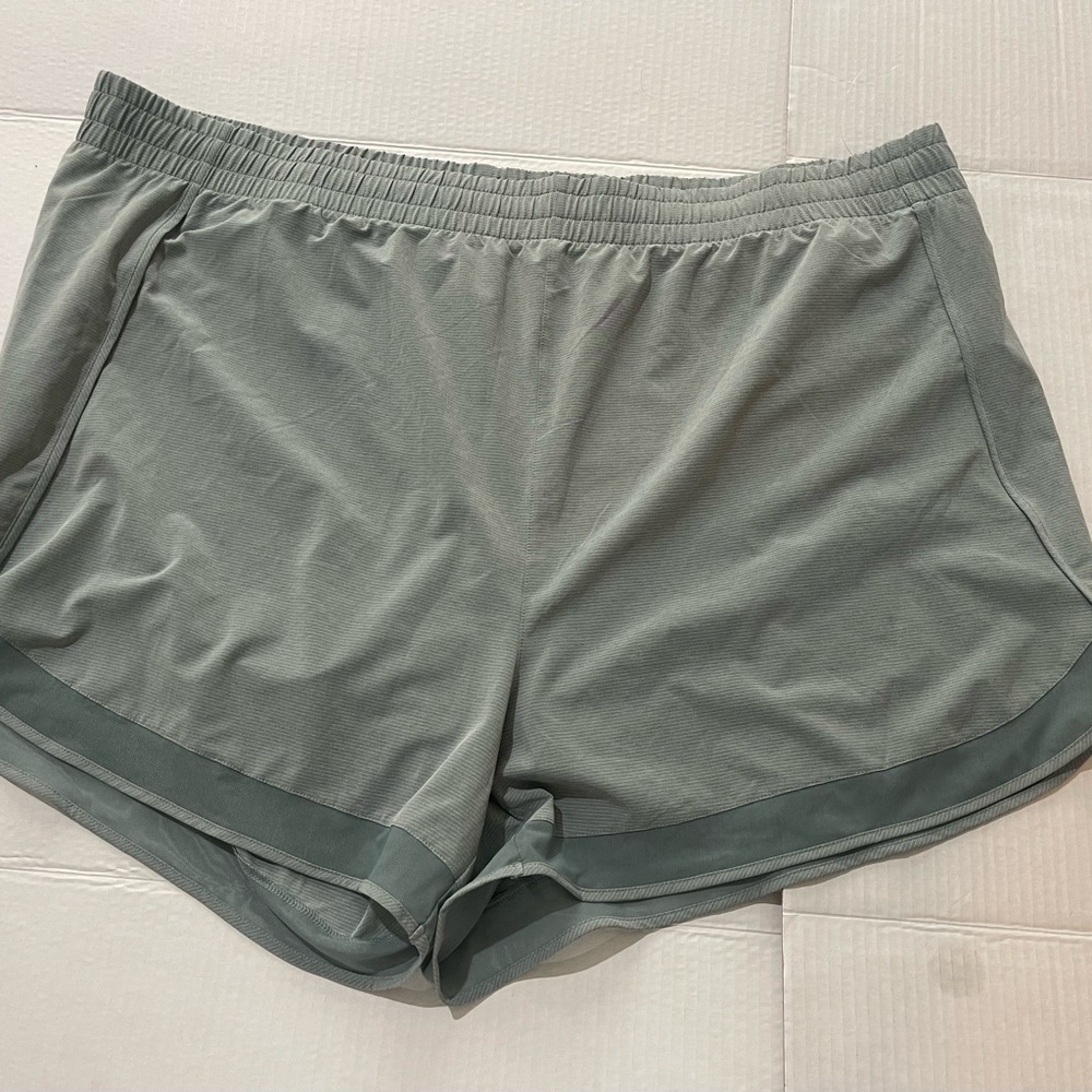 Athleta Printed Mesh Racer Run Short 4"  3XL New w/o Tags